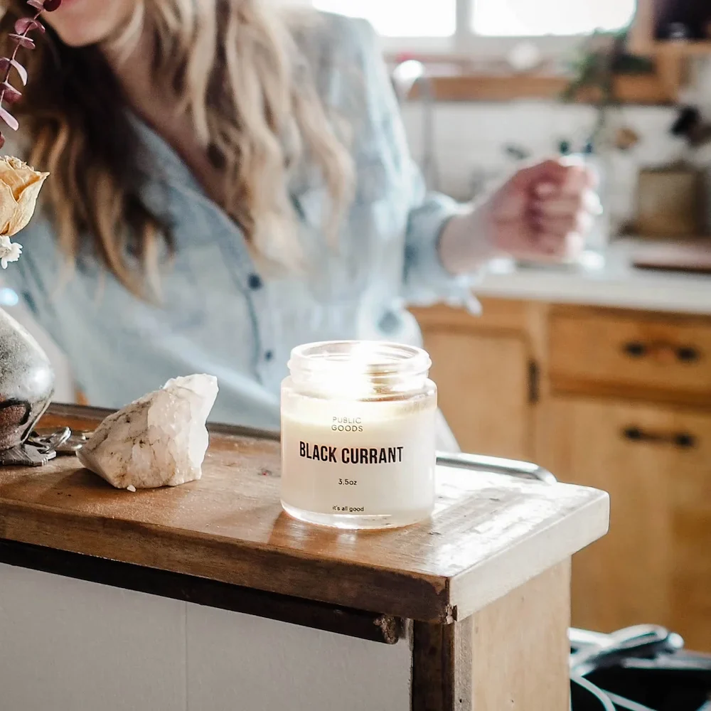 Black Currant Soy Candle - Image 4