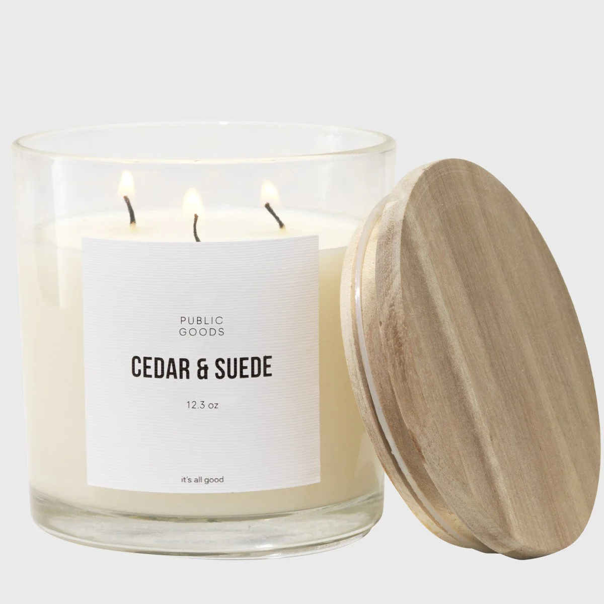 Cedar & Suede Soy Candle - Image 3