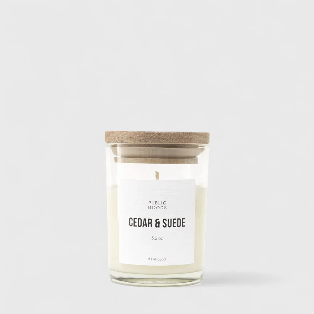 Cedar & Suede Soy Candle - Image 6