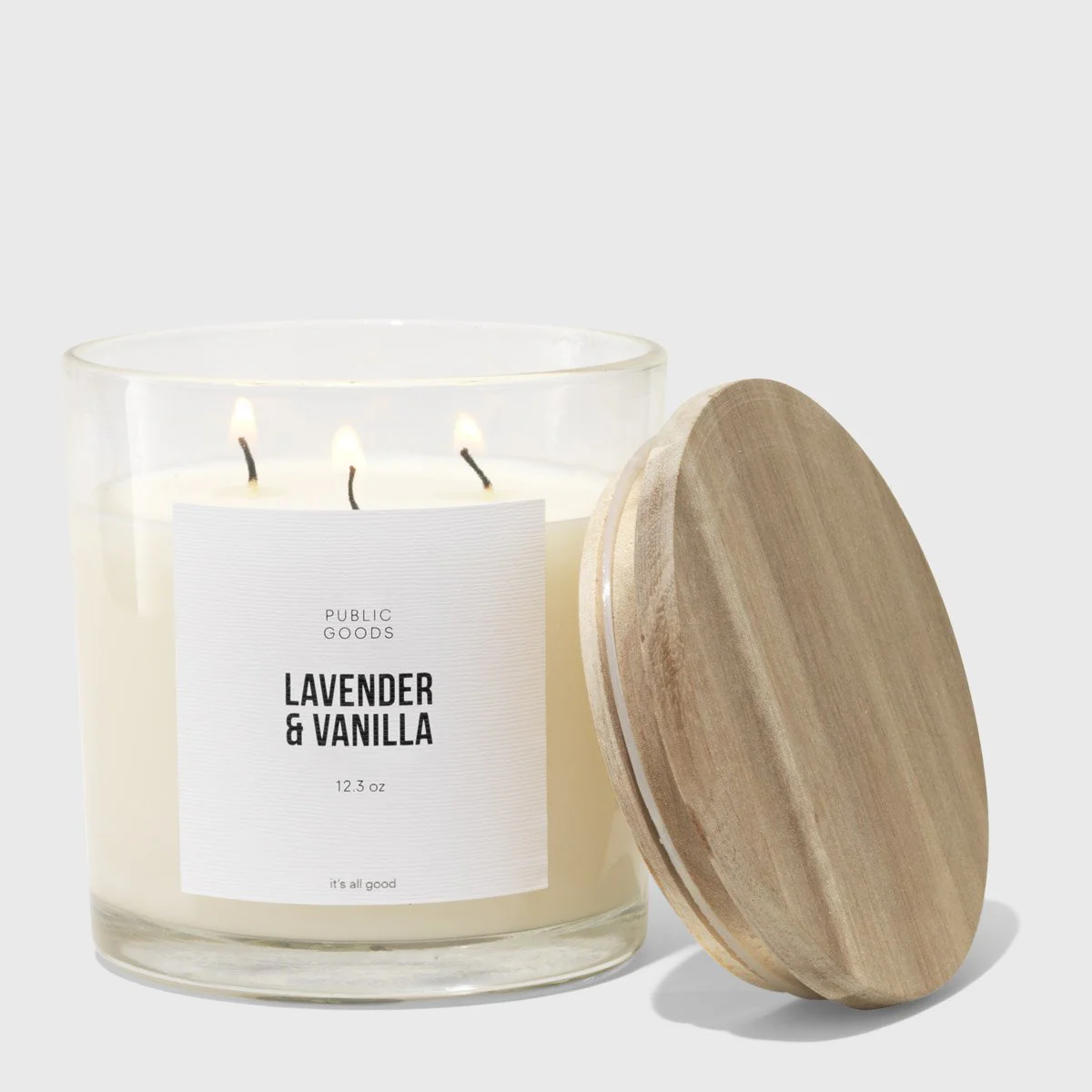 Lavender & Vanilla Soy Candle - Image 3